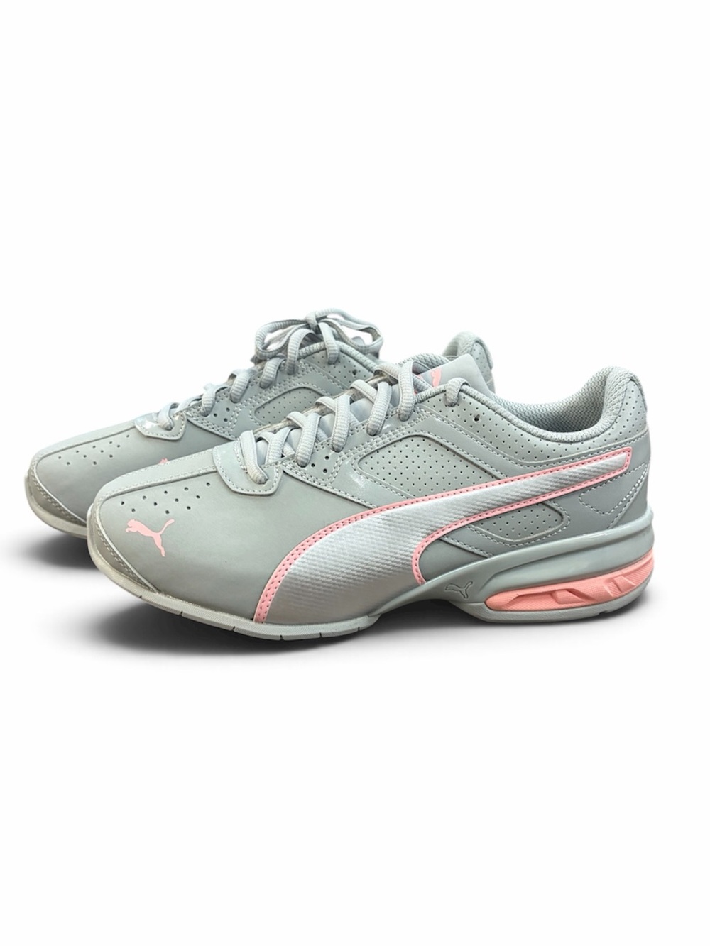 Puma Women’s light grey & Pink Low-Profile Athletic Sneakers